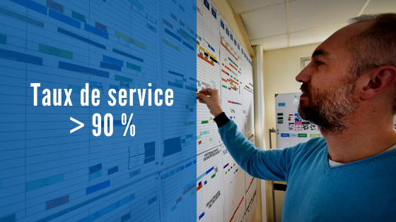 Taux de service _ 90 %